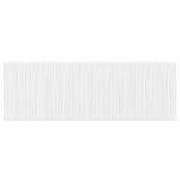 VidaXL Kantgordijn met gordijnen bloemen wit 245 x 1200 cm polyester - thumbnail