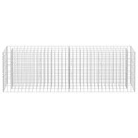 VidaXL Gabion plantenbak verhoogd 180x30x60 cm gegalvaniseerd staal - thumbnail
