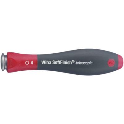 Wiha 2691 Schroevendraaierhandgreep SoftFinish-telescopic voor SYSTEM 4 wisselschacht 4.0 mm - 30373