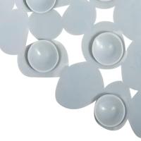 MSV Douche|bad anti-slip mat badkamer - pvc - grijs - 39 x 99 cm - thumbnail