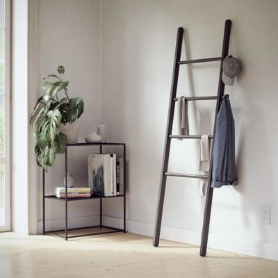 Umbra Leana handdoekladder 51x152x4cm Hout Zwart 1017445-040