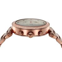 Michael Kors MK5491 Horloge Parker chrono staal rosekleurig 39 mm - thumbnail
