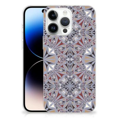iPhone 14 Pro Max | TPU | Siliconen hoesje | Flower Tiles