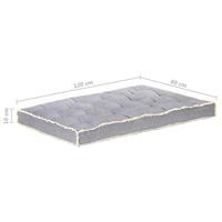 Bankkussen pallet 120x80x10 cm antracietkleurig - thumbnail