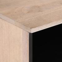 Tv-meubel 100x34x46 cm massief mangohout - thumbnail