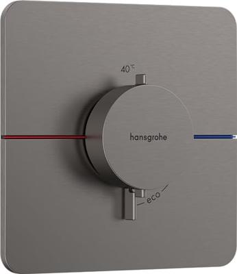 Hansgrohe ShowerSelect Comfort Q thermostaat inbouw, Brushed Black Chrome