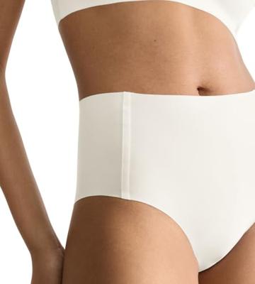 Zero Feel taille slip dames 2.0 - High waist - Hoge naadloze dames onderbroek - Katoenen kruisje - Schijnt niet door - Zwart - Huidskleur - Donkerblauw