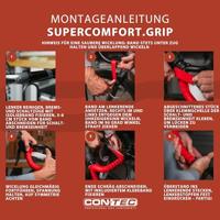 CONTEC stuurlint "supercomfort.grip" ct handlebar tapes superc t.grip gray 200mm - thumbnail