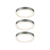 Paulmann 93564 Unity LED-opbouwlamp Set van 3 stuks 13.5 W Warm-wit IJzer (geborsteld) - thumbnail