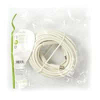 Coaxkabel 120 dB | IEC (Coax) Male - IEC (Coax) Female | 10 m | Wit - thumbnail