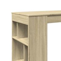 Bartafel met rekken 102x50x103,5 cm hout sonoma eikenkleur - thumbnail