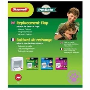 PETSAFE VERVANGFLAP 300-400-500 TRANSPARANT