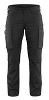 Blåkläder Dames Service werkbroek Stretch 71591845 | Zwart | Maat 52 - 7330509813515 - thumbnail