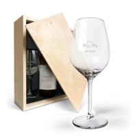 Wijnpakket met glas - Salentein Primus Chardonnay (Gegraveerde glazen) - thumbnail