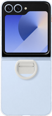 Samsung Clear Case Backcover Samsung Galaxy Z Flip6 5G Transparant Met borgring