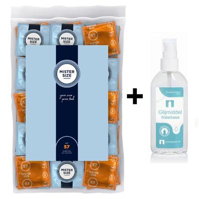 MISTER SIZE 57 - Iets Ruimere Condooms Ultradun 100 stuks