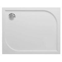 Douchebak VM Go Argon 100x80x3cm Polybeton Rechthoek Wit Sanitair Coating - thumbnail