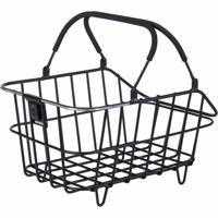 Basil cento alu multi system nordlicht - fietsmand - achterop - zwart - thumbnail