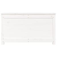 Opbergbox wit 80x40x45,5 cm massief grenenhout - thumbnail