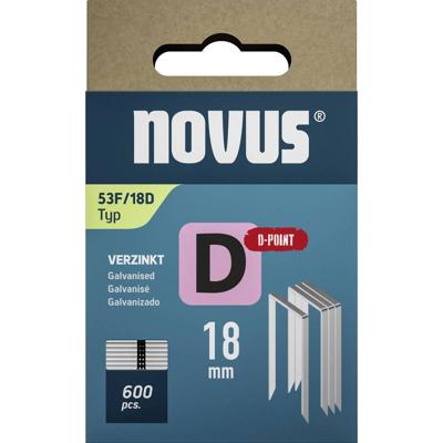 Novus Tools 042-0794 Nieten met plat draad Type 53F 600 stuk(s) Afm. (l x b) 18 mm x 11.3 mm Novus Tools 042-0794 Nieten met plat draad Type 53F 600 stuk(s) Afm. (l x b) 18 mm x 11.3 mm