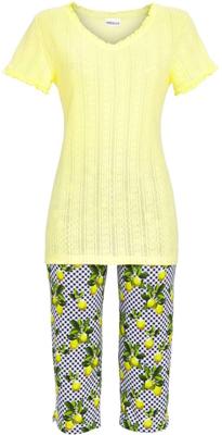 Pyjama ruiten en citroenen