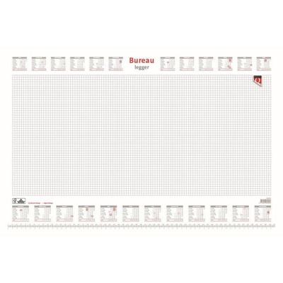 Bureau-onderlegblok 2026 Quantore ruit 56,5X36cm wit Bureau-onderlegblok 2026 Quantore ruit 56,5X36cm wit