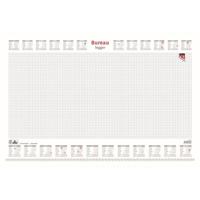 Bureau-onderlegblok 2026 Quantore ruit 56,5X36cm wit - thumbnail