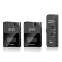 Comica BoomX-D UC2 draadloze microfoon-set met 2 zenders en USB-C-ontvanger - thumbnail