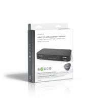Nedis ACON3445AT Digitale Audioconverter 2-wegs Input: Dc Power / 1 X Hdmi™ Input Output: 1x 3,5 Mm / 1x Toslink / 3x Hdmi™ Output Earc Automatisch / Drukknop Antraciet - thumbnail