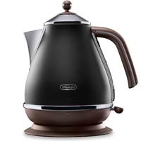 Waterkoker - DELONGHI - KBOV2001.BK - 2000 W - 1,7 L - Matzwart / Chocolade - thumbnail