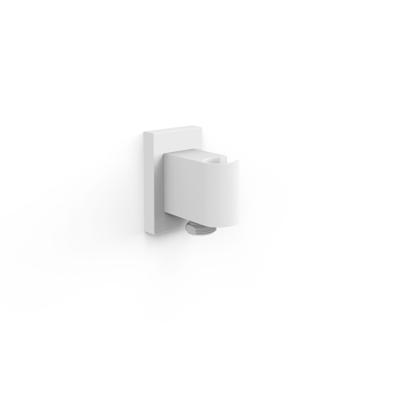 Doucheaansluiting Tres Block System | Met handdouchehouder | Messing | Rond | Wit mat