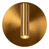 Lucide JOLIJN - Oplaadbare Bedlamp / Wandlamp - Accu/Batterij - Ø 10,2 cm - LED - 1x2W 3000K - Magnetisch - Mat Goud / Messing - thumbnail