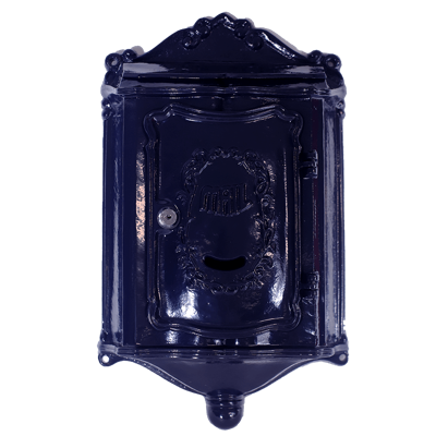 Postguard - nostalgische brievenbus blauw