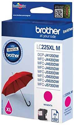 Brother inktcartridge, 1.200 pagina&apos;s, OEM LC-225XLM, magenta - thumbnail