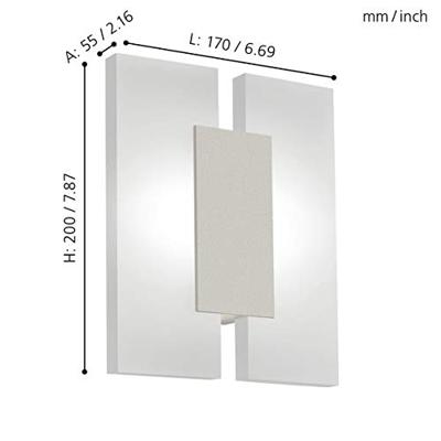 Eglo Wand - plafondlampMetrass 2 design - 96043