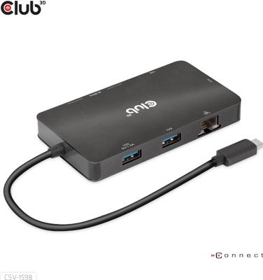 club3D CSV-1598 USB-C dockingstation Geschikt voor merk (dockingstation): Universeel