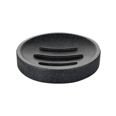 Zeephouder Sapho Stone Vrijstaand 10.8x2.1 cm Polyresin Zwart Zeephouder Sapho Stone Vrijstaand 10.8x2.1 cm Polyresin Zwart