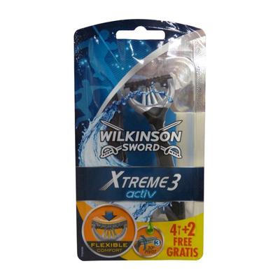Wilkinson Xtreme III black edition 4 + 2 st (6 st)