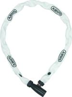Abus kettingslot 1500/60 web wit - 4mm dik - 60cm - sportieve witte fietsslot - thumbnail