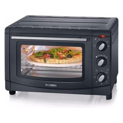 Severin TO 2068 Mini-oven Met handmatige temperatuursinstelling, Timerfunctie, Kabelgebonden, Met grillspies, Convectiefunctie, Met pizzasteen 20 l Severin TO 2068 Mini-oven Met handmatige temperatuursinstelling, Timerfunctie, Kabelgebonden, Met grillspies, Convectiefunctie, Met pizzasteen 20 l