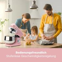 Clatronic KM 3711 keukenmachine 1100 W 5 l Roze - thumbnail