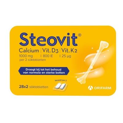 Steovit Calcium Vitamine D3 en Vitamine K2 2x28 Tabletten