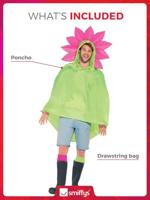 Party Poncho festival bloem - thumbnail