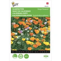 Eschscholtzia, Slaapmutsje enkelbloemig gemengd - thumbnail