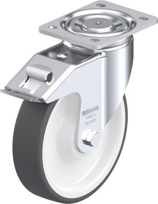 Blickle LH-POTH 200K-FI Zwenkwiel met rem Wieldiameter: 200 mm Draagvermogen (max.): 800 kg 1 stuk(s)