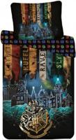 Harry Potter dekbedovertrek Hogwarts dark - 140 x 200 cm - thumbnail