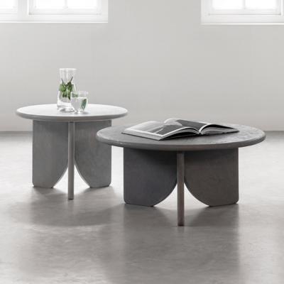 DTP Home Salontafel 'Melo' Betonlook, Set van 2 stuks, kleur Grijs