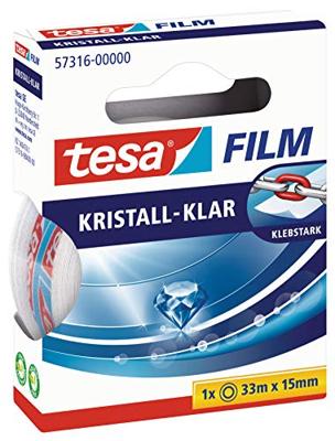 tesa 57330-00000-03 tesafilm Kristalhelder Transparant (l x b) 33 m x 19 mm 1 stuk(s) tesa 57330-00000-03 tesafilm Kristalhelder Transparant (l x b) 33 m x 19 mm 1 stuk(s)