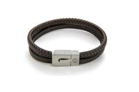 Monomen Men's Genuine Nappa Leather Bracelet MM10822SO - thumbnail