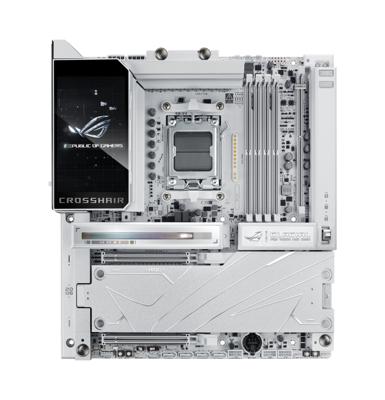 Asus MB ASUS ROG CROSSHAIR X870E GLACIAL Moederbord Socket AMD AM5 Vormfactor ATX Moederbord chipset AMD® X870E Asus MB ASUS ROG CROSSHAIR X870E GLACIAL Moederbord Socket AMD AM5 Vormfactor ATX Moederbord chipset AMD® X870E